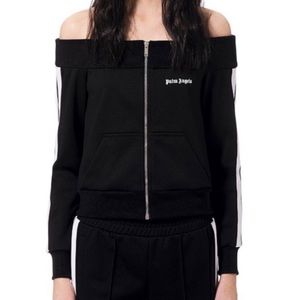 Palm Angels Off The Shoulder Track Jacket XS